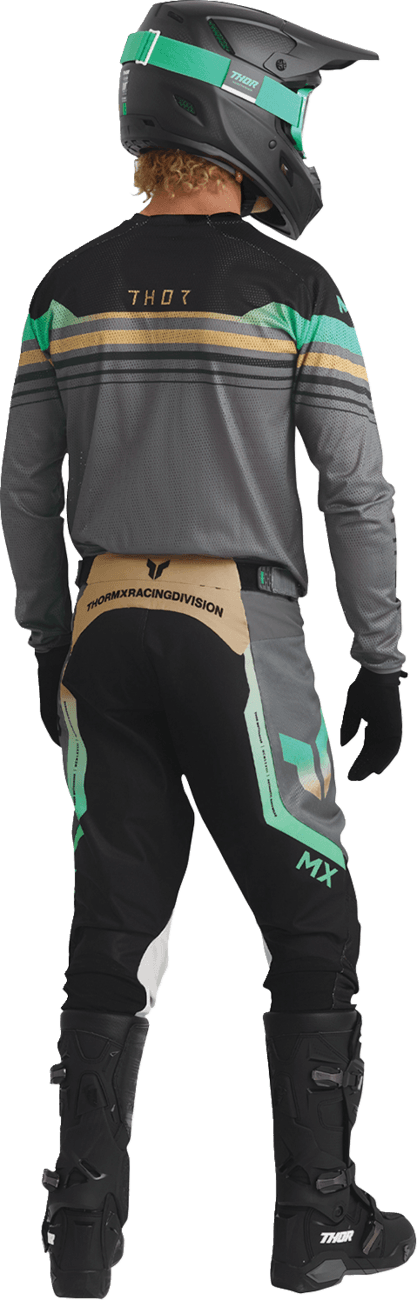 THOR 2910-8431 Launchmode Air Raptor Jersey - Black/Charcoal - Medium — image 7 of 7