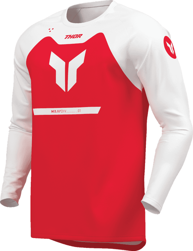THOR 2910-8706 Ridemode Menace Jersey - Red - Small — image 4 of 7