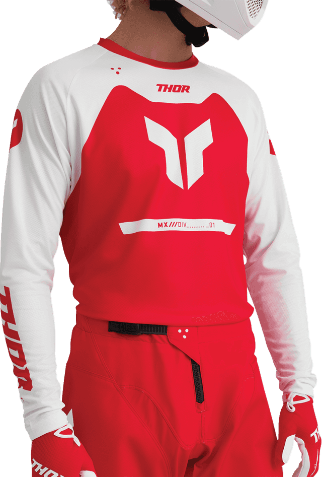 THOR 2910-8706 Ridemode Menace Jersey - Red - Small — image 2 of 7