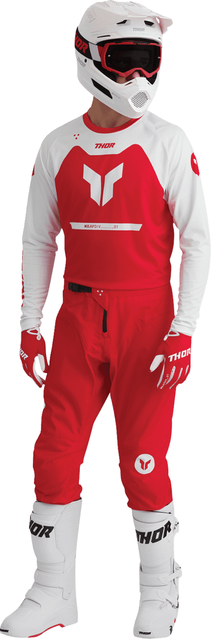 THOR 2910-8709 Ridemode Menace Jersey - Red - XL — image 4 of 7