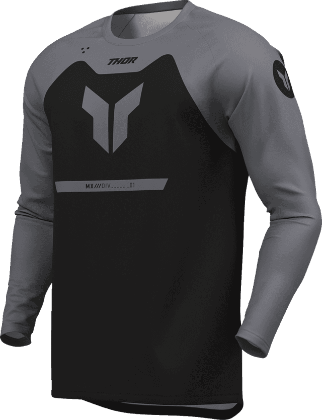 THOR 2910-8715 Ridemode Menace Jersey - Black - Large — image 6 of 7