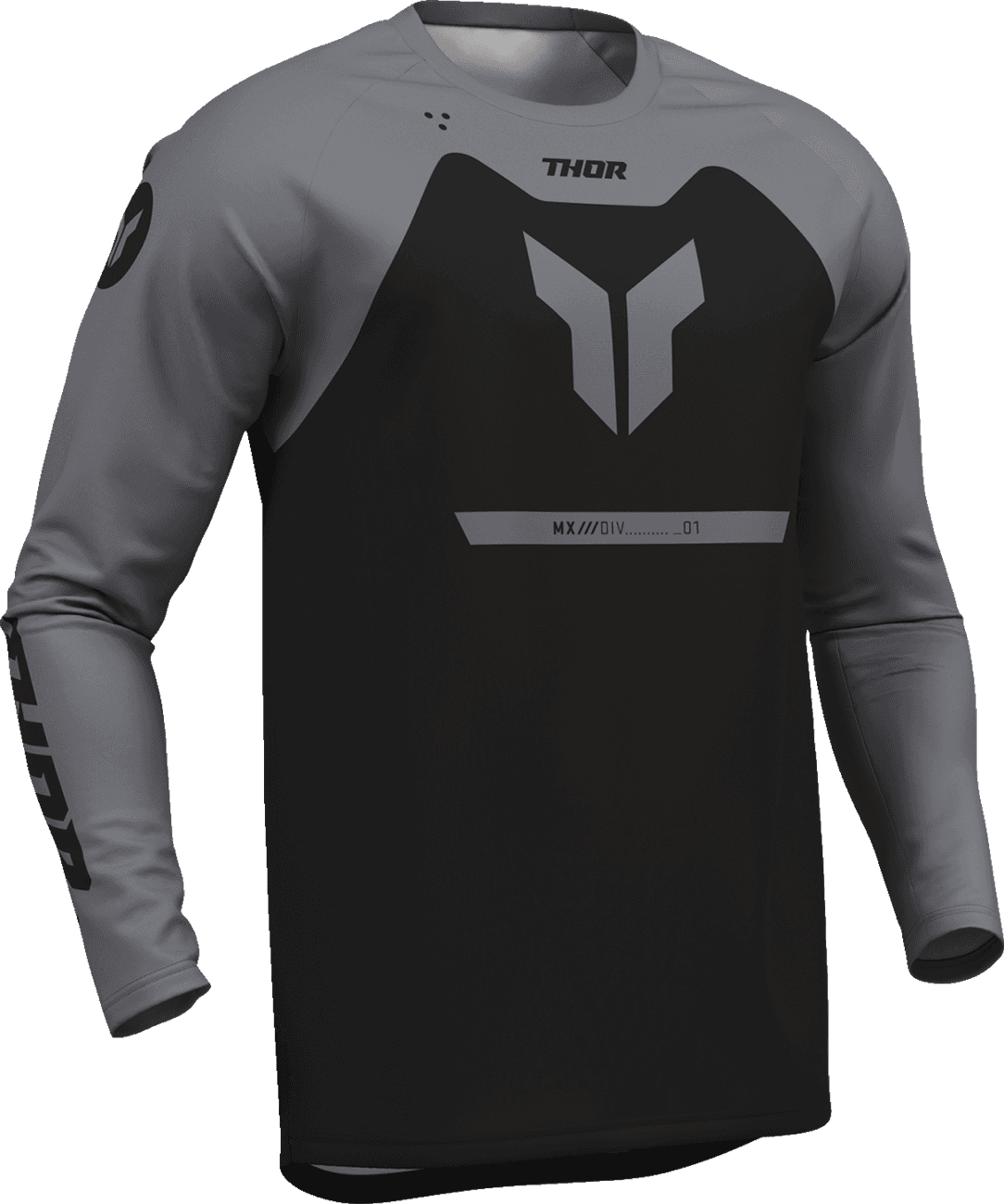 THOR 2910-8717 Ridemode Menace Jersey - Black - 2XL