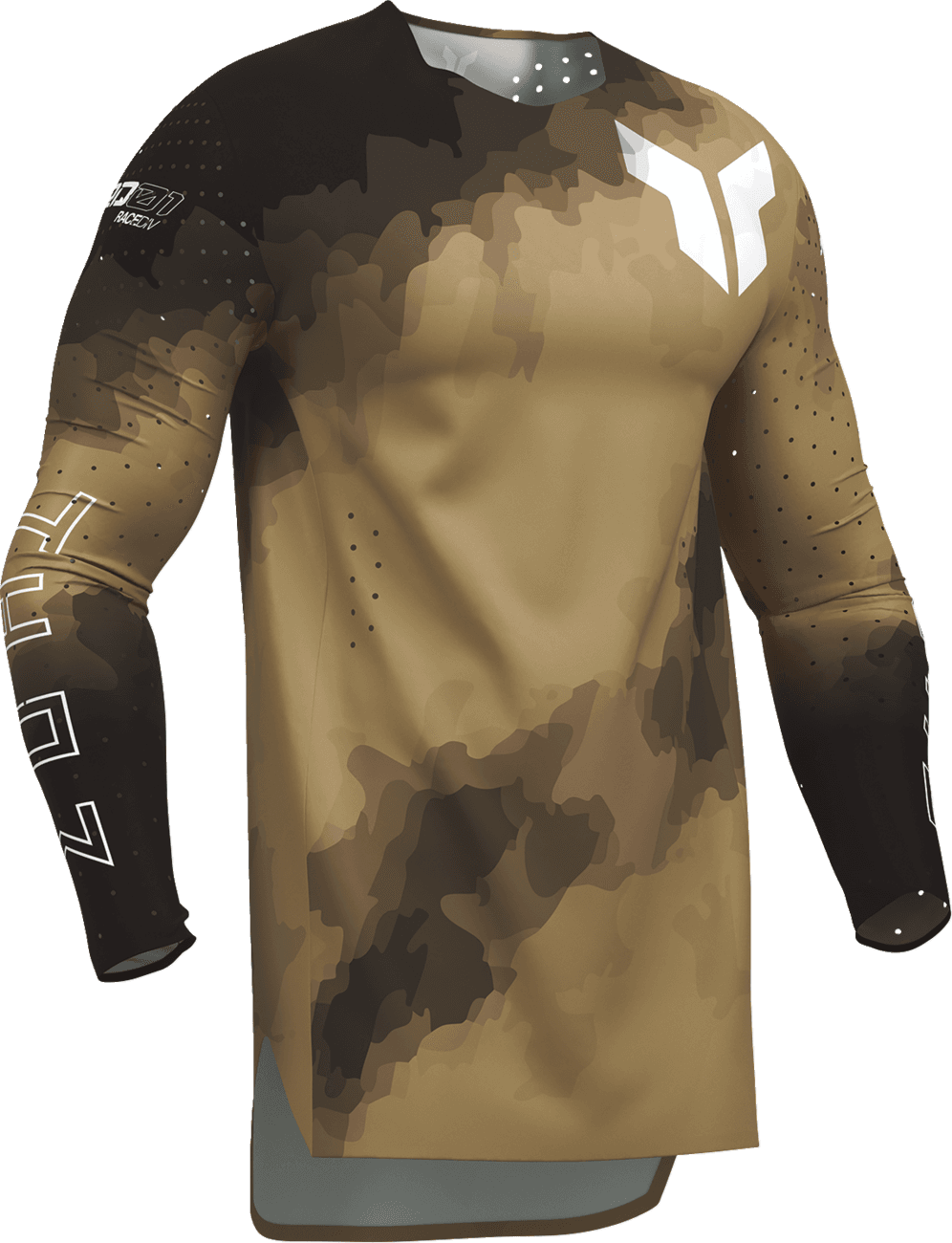 THOR 2910-8738 Sportmode Carbon Jersey - Black/Copper - Medium
