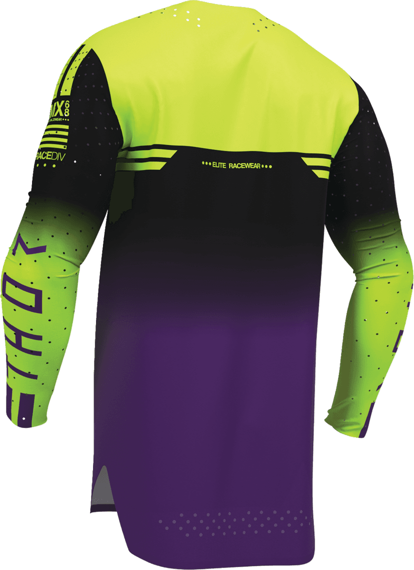 THOR 2910-8744 Sportmode Geo Jersey - Black/Purple - Large — image 2 of 4