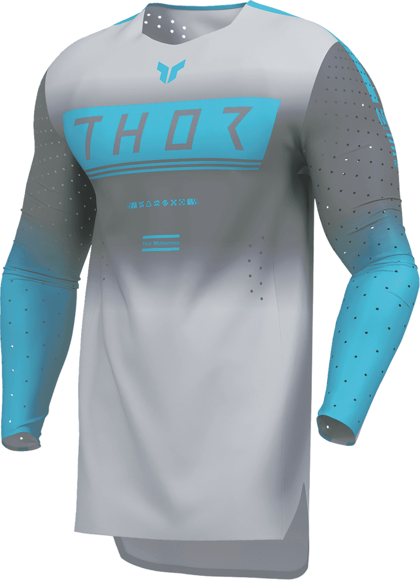 THOR 2910-8747 Sportmode Geo Jersey - Charcoal/Gray - Small — image 2 of 7