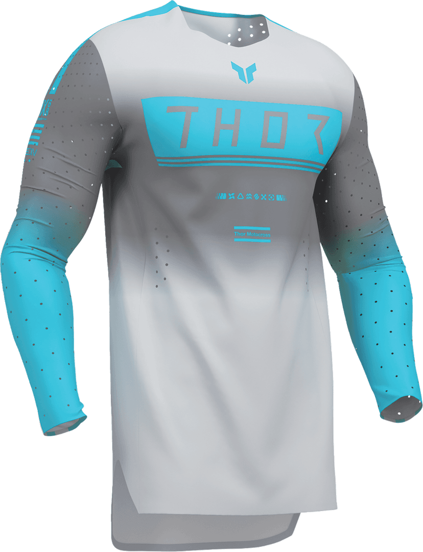 THOR 2910-8748 Sportmode Geo Jersey - Charcoal/Gray - Medium — image 1 of 7