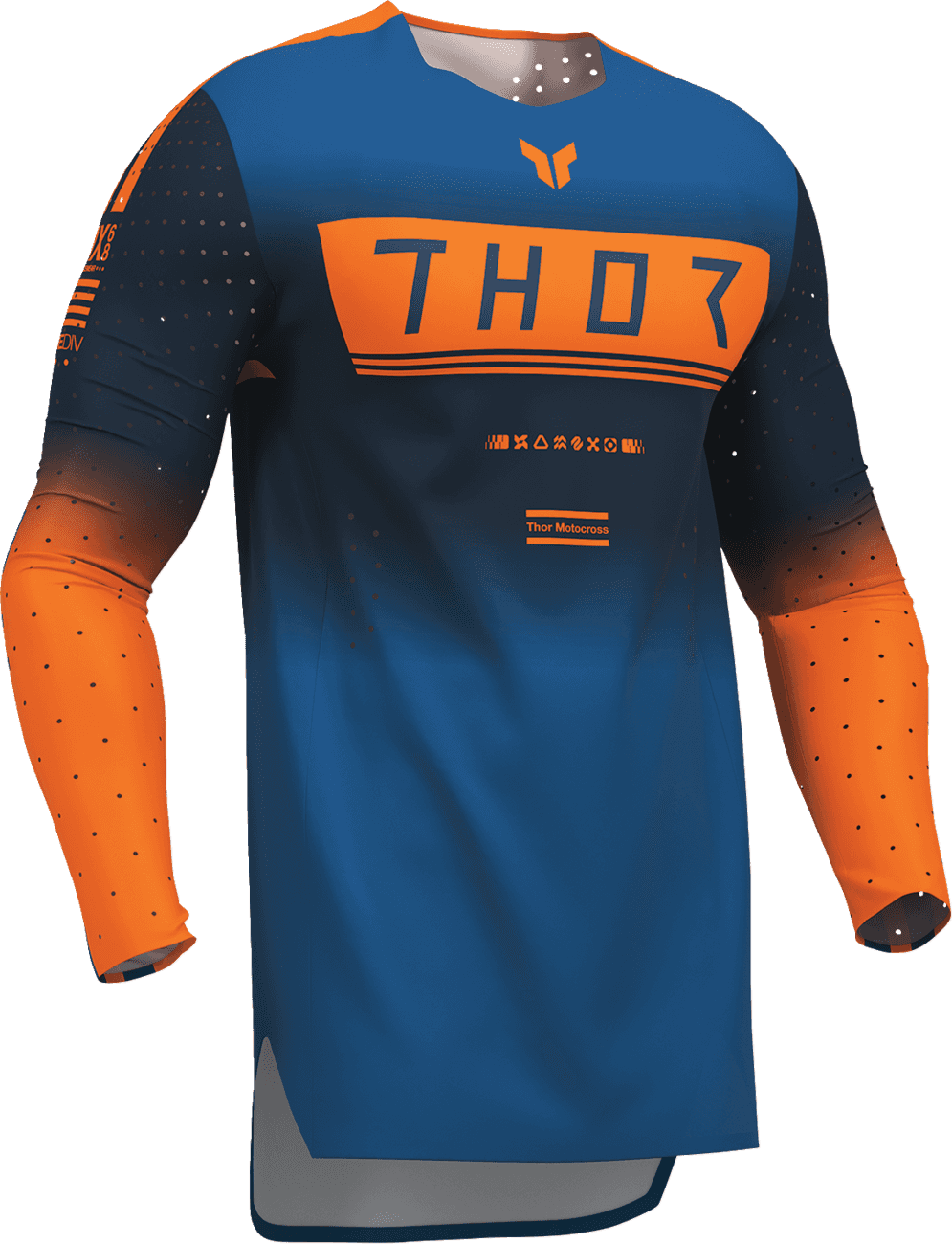 THOR 2910-8752 Sportmode Geo Jersey - Midnight/Blue - Small