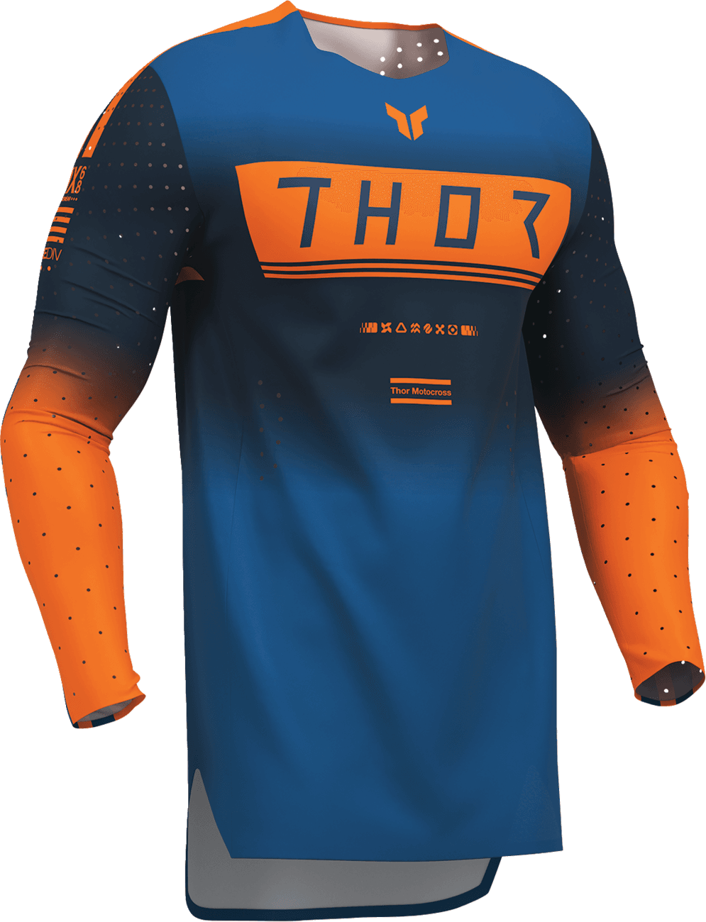 THOR 2910-8755 Sportmode Geo Jersey - Midnight/Blue - XL