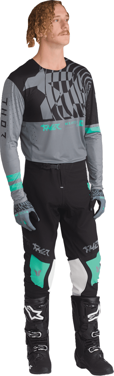 THOR 2910-8766 Sportmode Mind Control Jersey - Charcoal/Black - 2XL — image 3 of 5