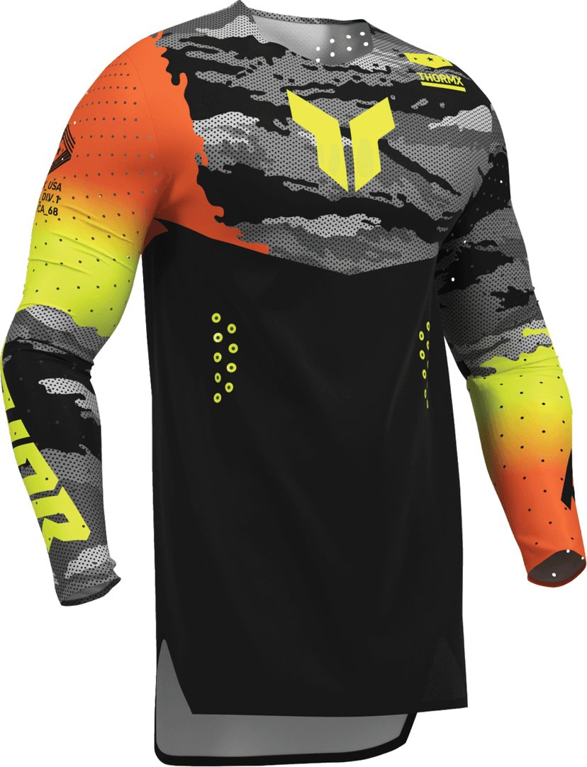 THOR 2910-9075 Sportmode Recon LE Jersey - Black/Acid - Medium — image 1 of 4