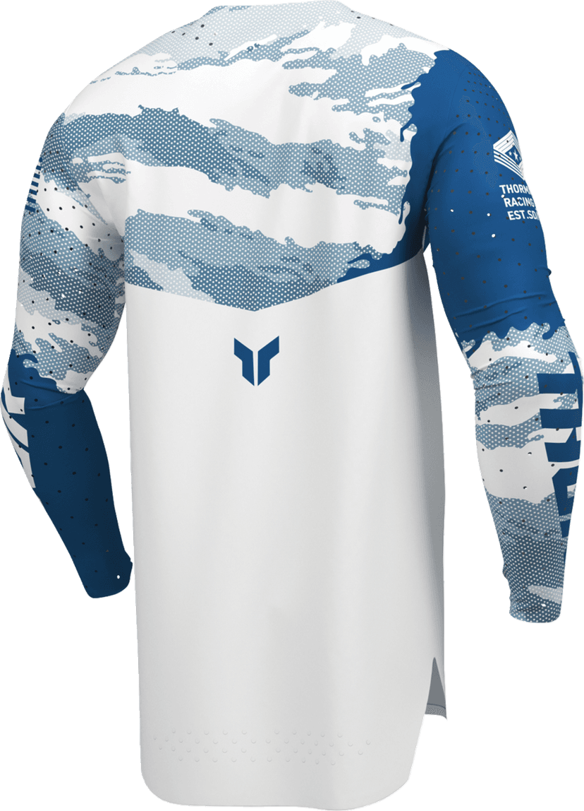 THOR 2910-9079 Sportmode Recon LE Jersey - White/Blue - Large — image 3 of 4
