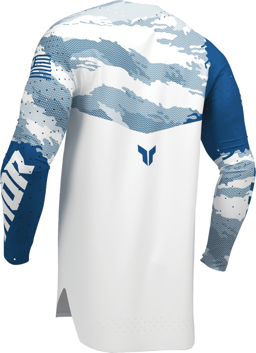 THOR 2910-9079 Sportmode Recon LE Jersey - White/Blue - Large — image 2 of 4