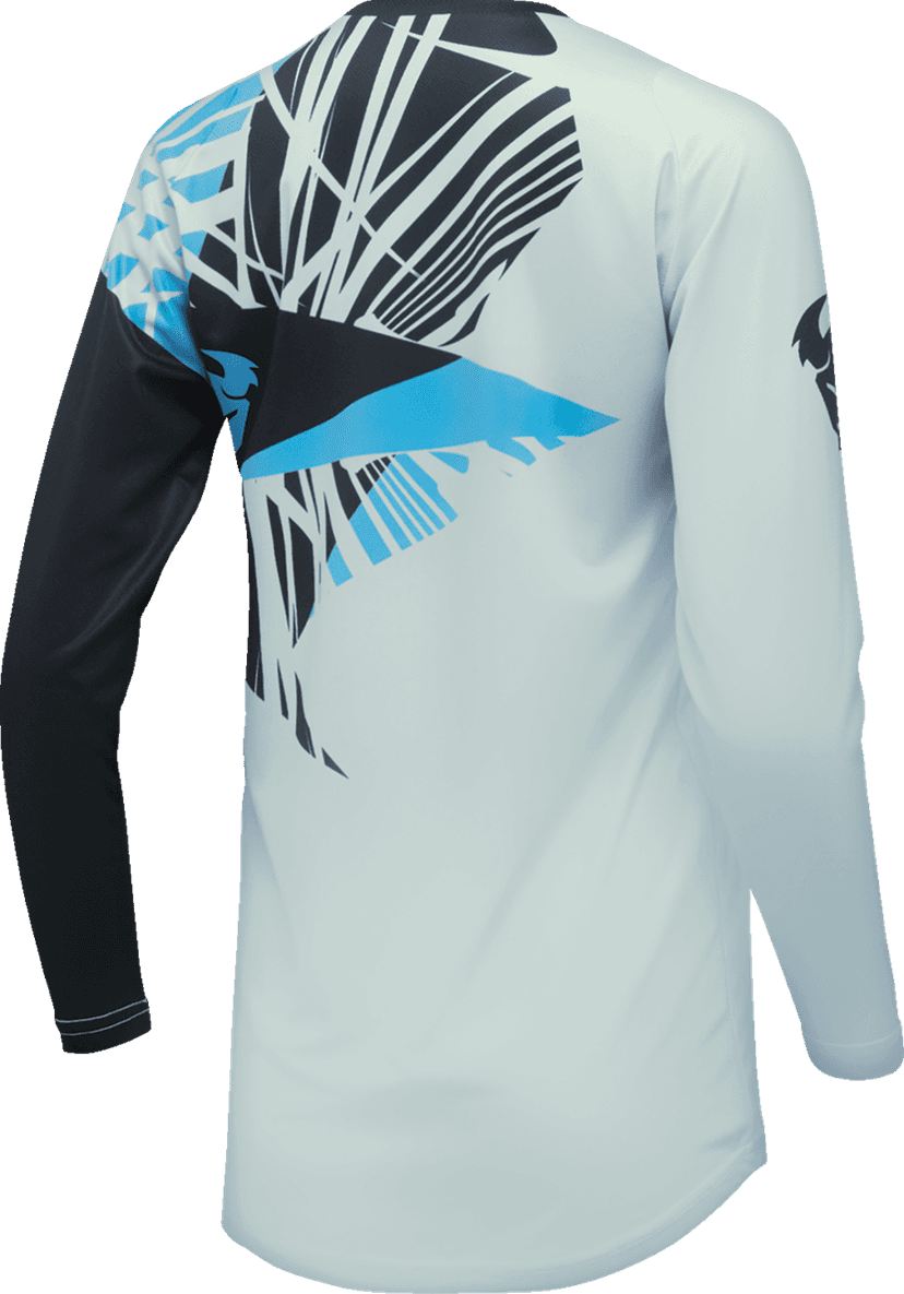 THOR 2911-0288 Women's Sector Split Jersey - Starlight Blue/Black - XS — image 2 of 4