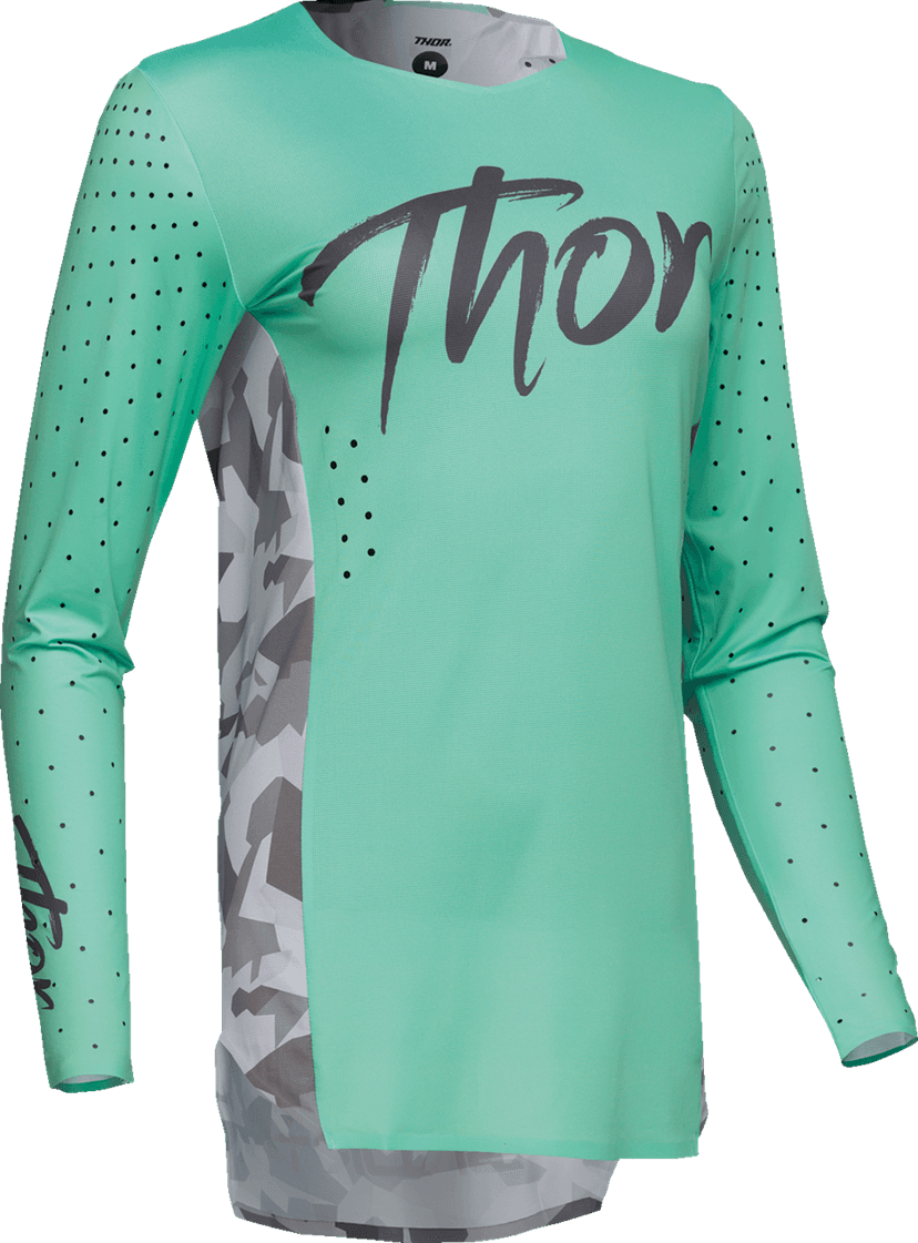THOR 2911-0320 Women's Sportmode Shadow Jersey - Teal - XS — image 3 of 5