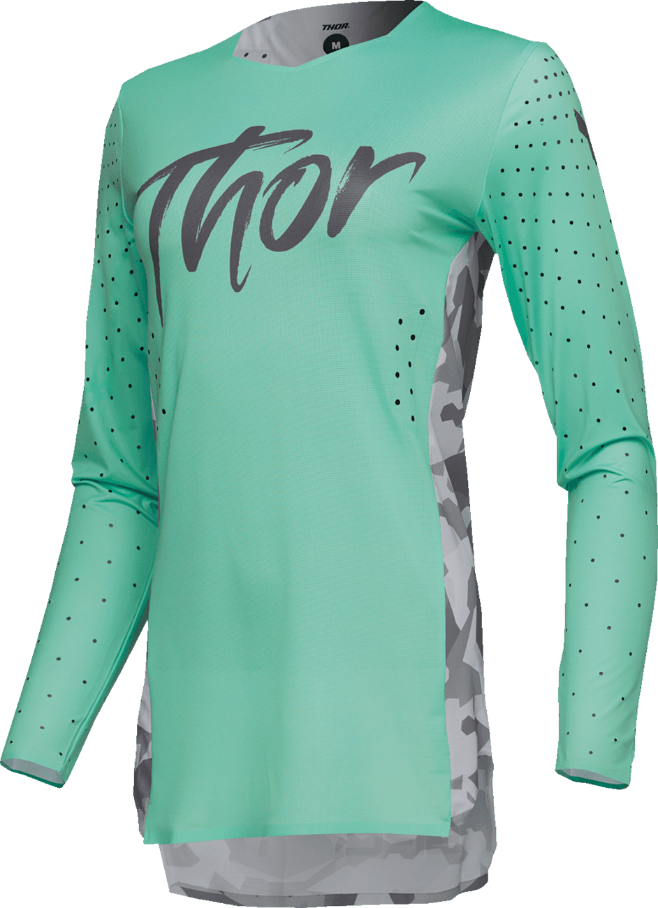 THOR 2911-0320 Women's Sportmode Shadow Jersey - Teal - XS