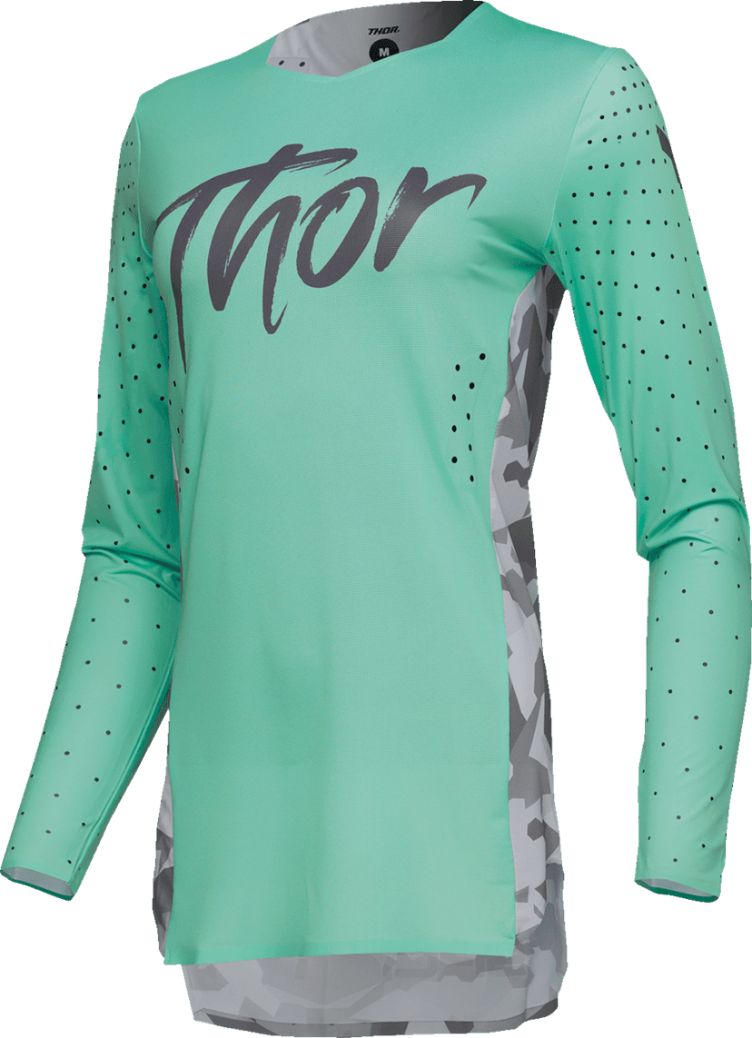 THOR 2911-0323 Women's Sportmode Shadow Jersey - Teal - Large — image 1 of 5