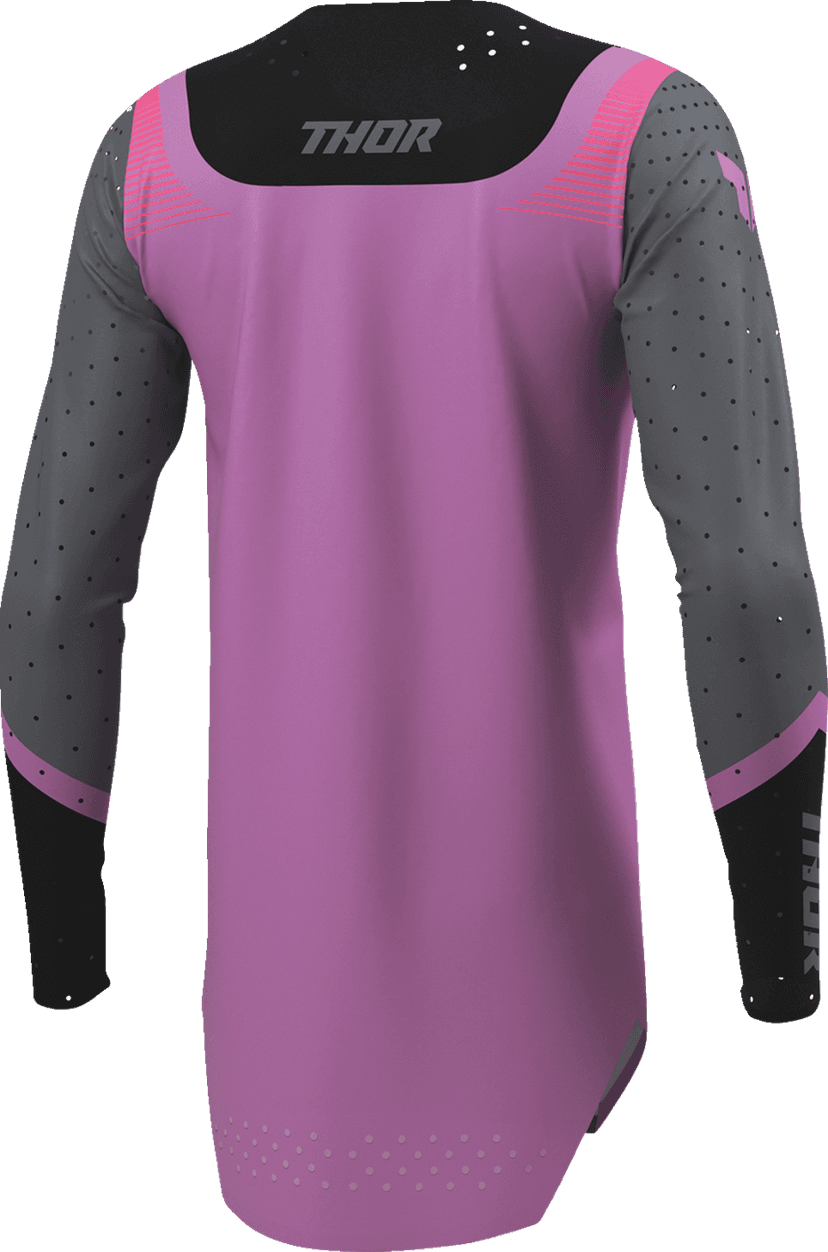THOR 2911-0330 Women's Sportmode Velocity Jersey - Black/Orchid - XS — image 4 of 10