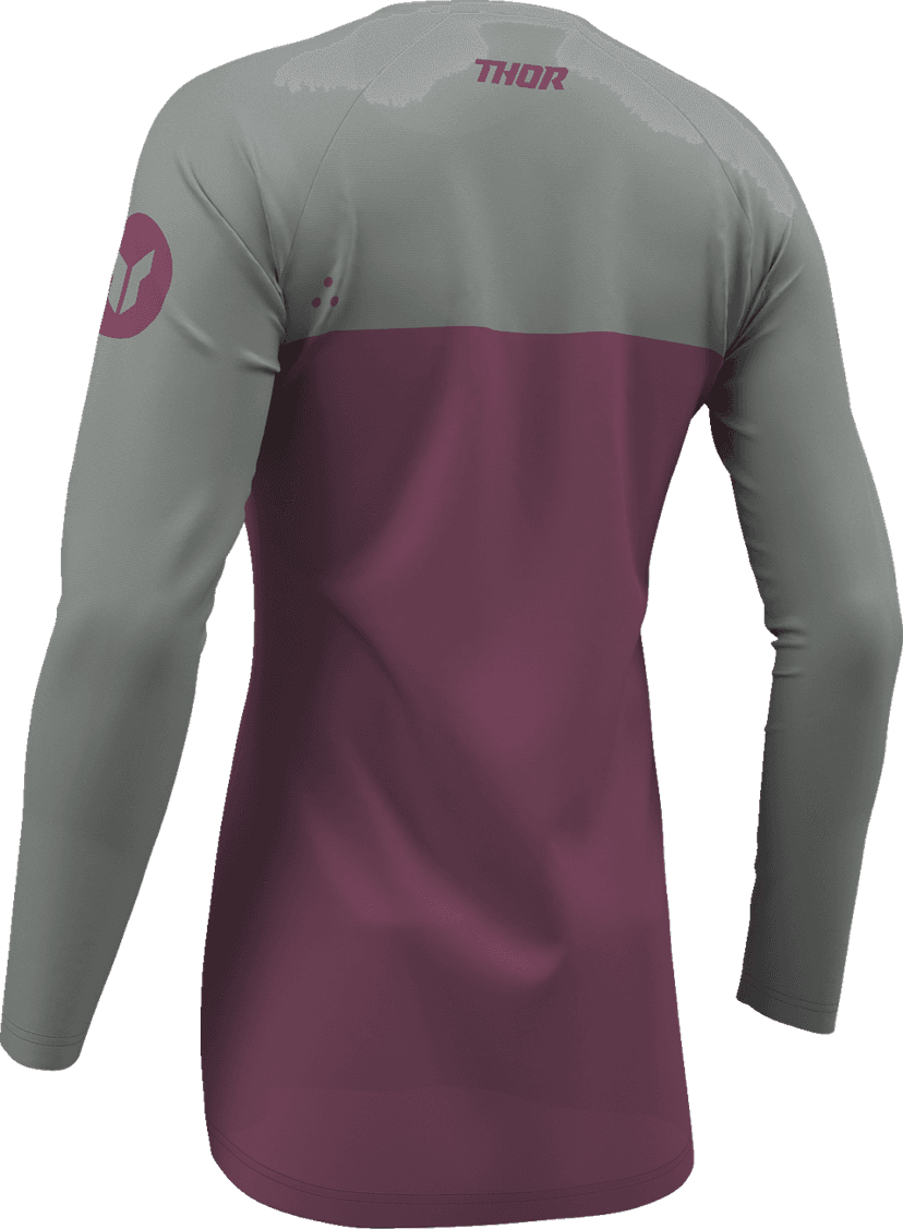 THOR 2911-0382 Women's Ridemode Menace Jersey - Purple/Gray - 2XL — image 2 of 7
