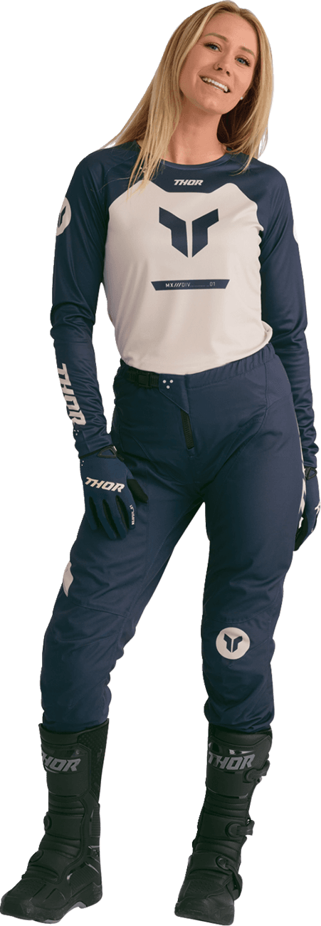 THOR 2911-0383 Women's Ridemode Menace Jersey - Midnight/Dust - XS — image 6 of 7