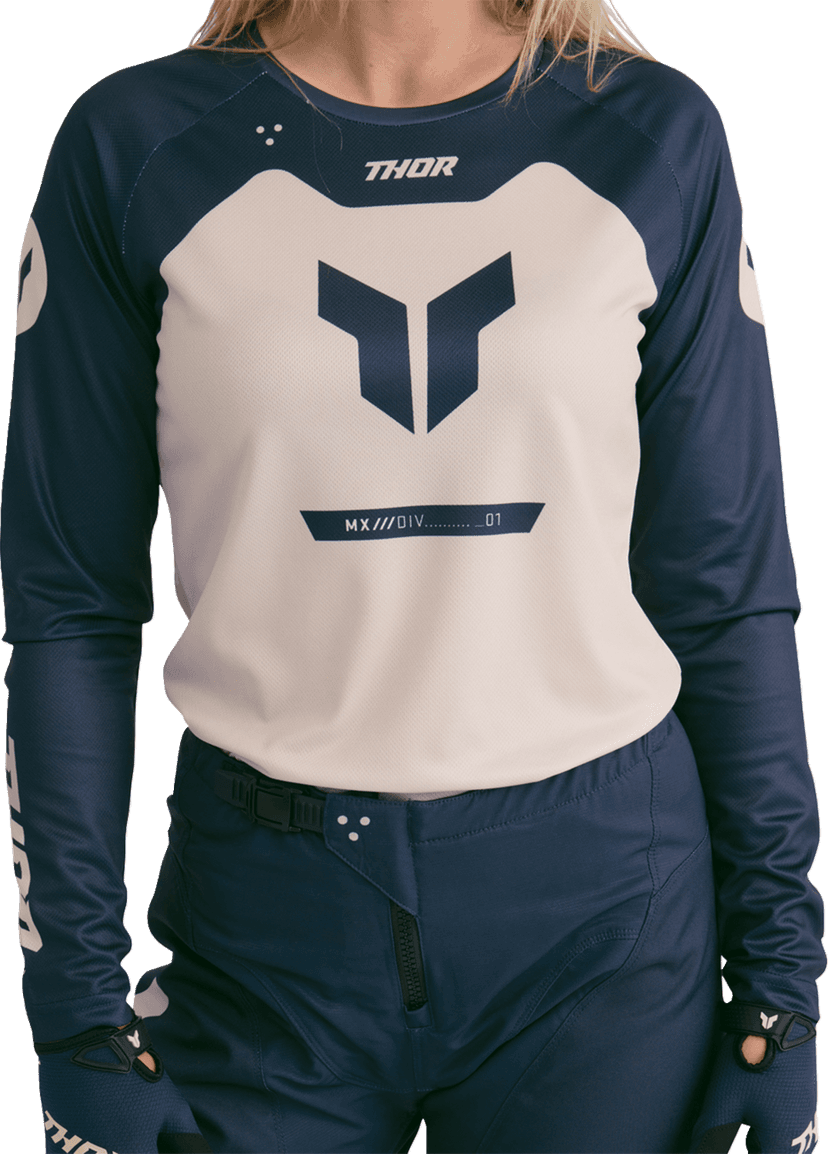 THOR 2911-0387 Women's Ridemode Menace Jersey - Midnight/Dust - XL — image 5 of 7