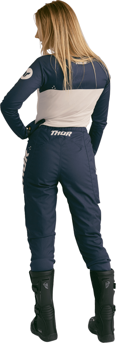 THOR 2911-0388 Women's Ridemode Menace Jersey - Midnight/Dust - 2XL — image 7 of 7