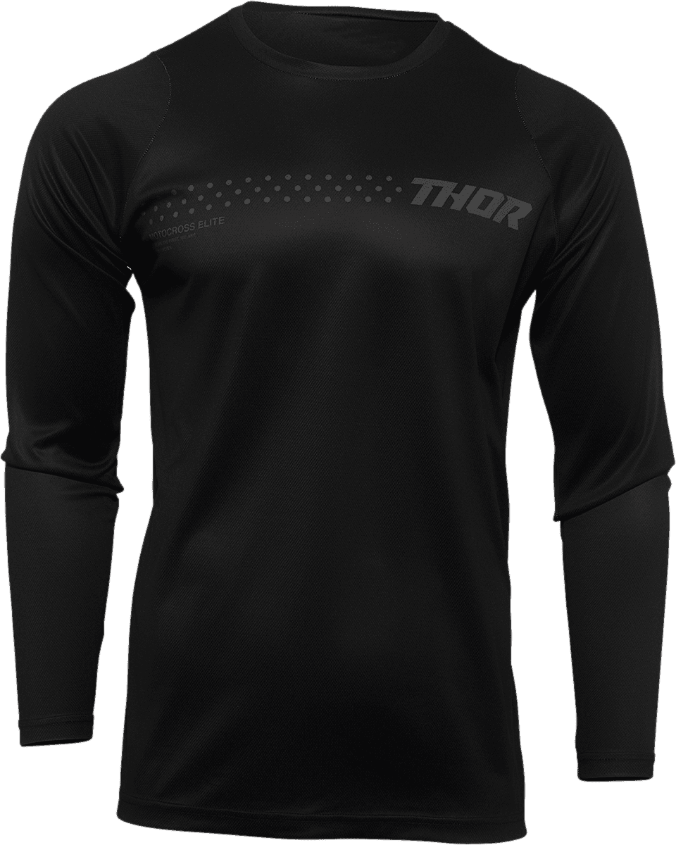 THOR 2912-2012 Youth Sector Minimal Jersey - Black - Medium