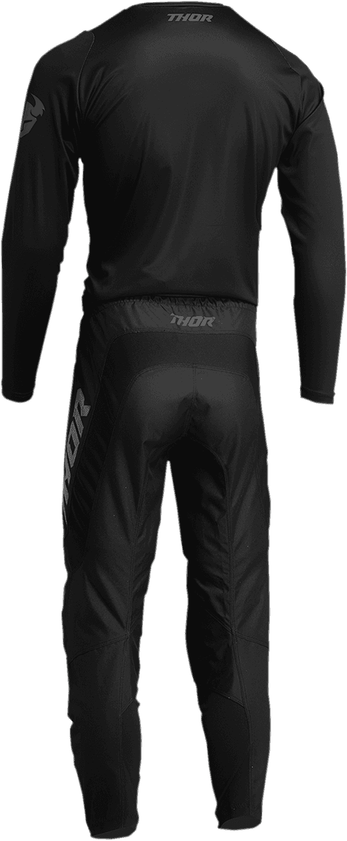 THOR 2912-2014 Youth Sector Minimal Jersey - Black - XL — image 2 of 4