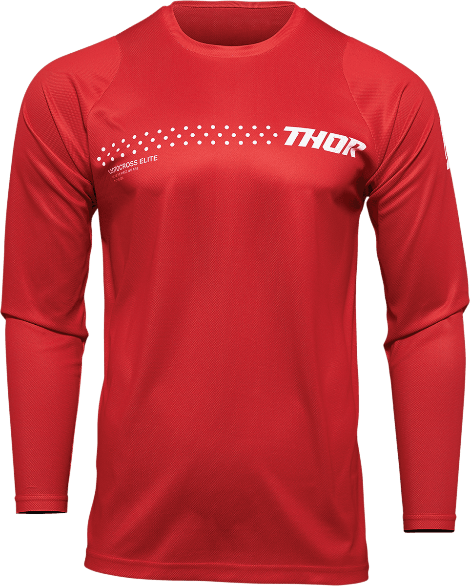 THOR 2912-2020 Youth Sector Minimal Jersey - Red - XL