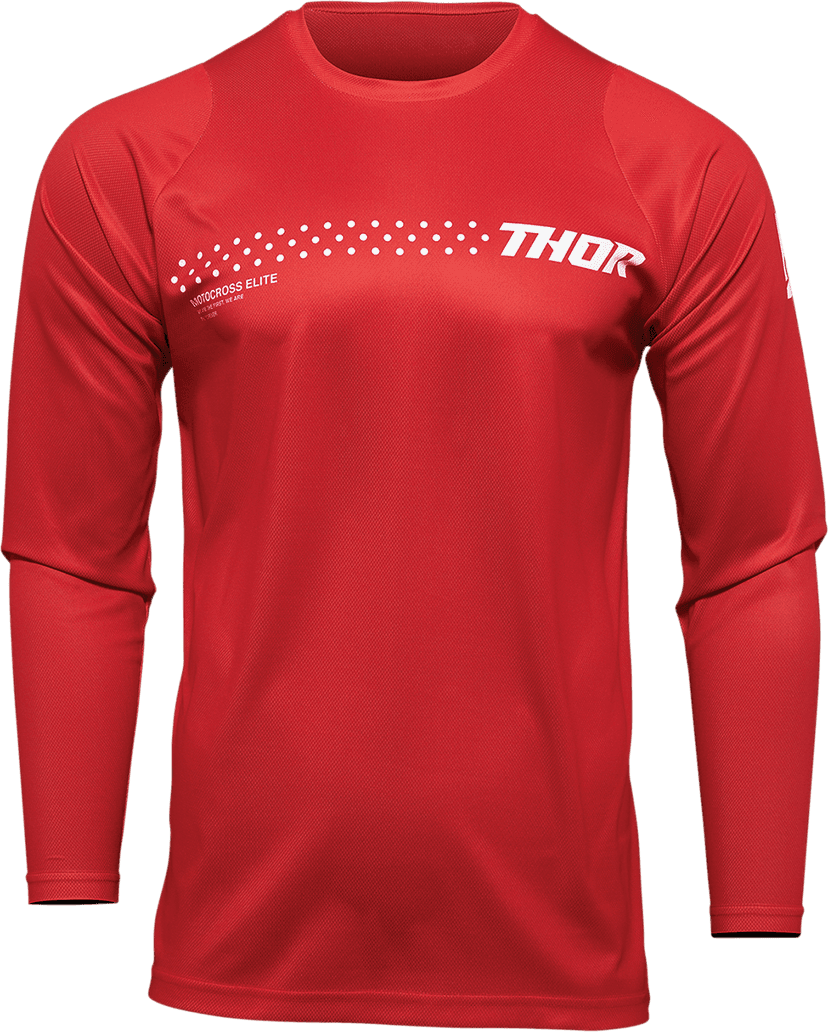 THOR 2912-2020 Youth Sector Minimal Jersey - Red - XL — image 1 of 4