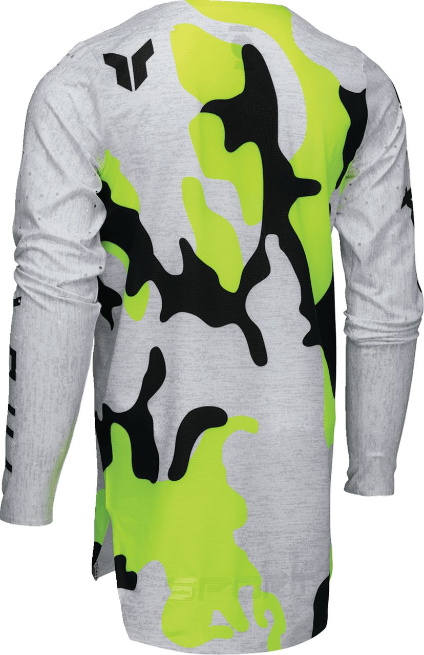 THOR 2912-2540 Youth Sportmode Riot Jersey - White/Acid - Large — image 2 of 4