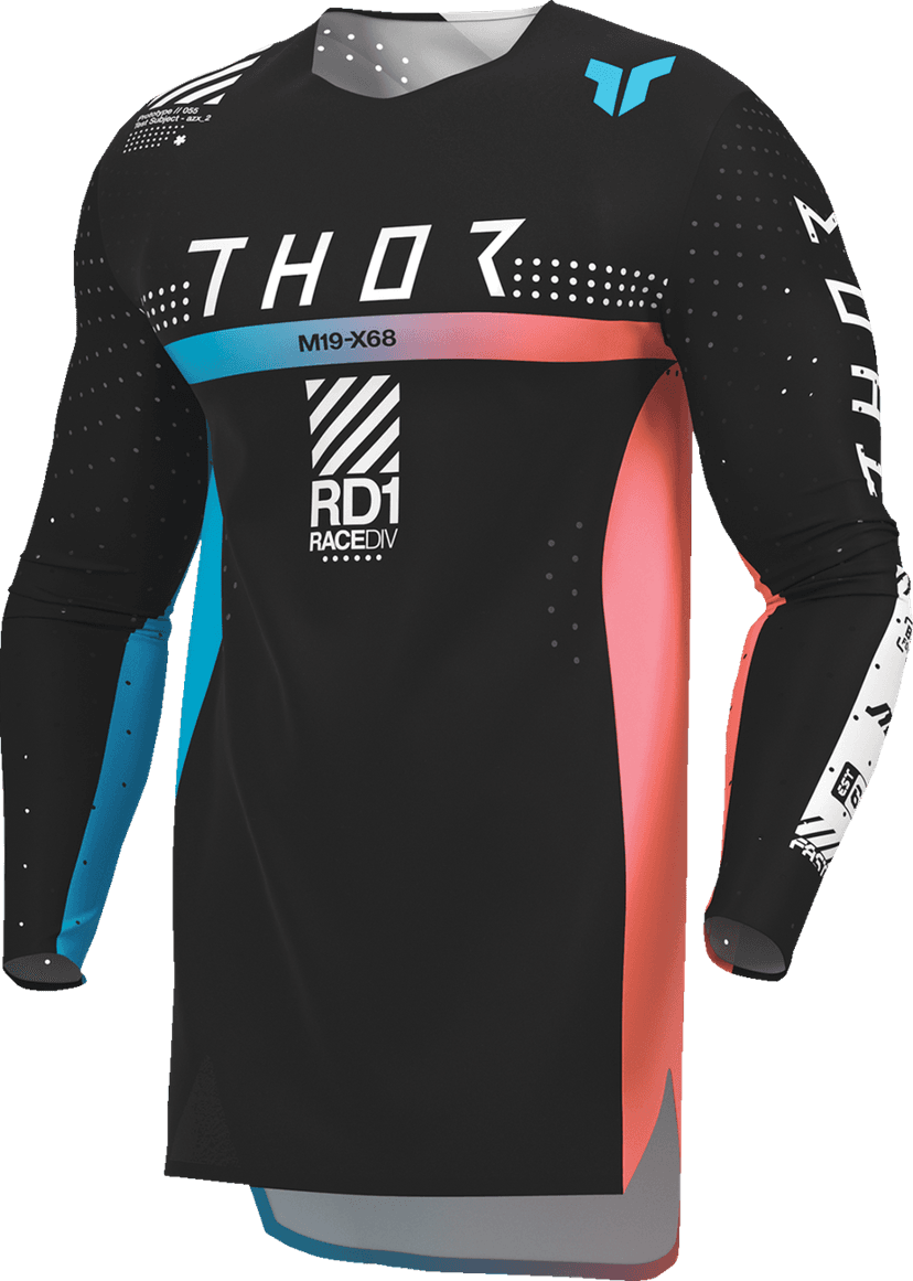 THOR 2912-2574 Youth Sportmode Synth Jersey - Black - XL — image 3 of 4