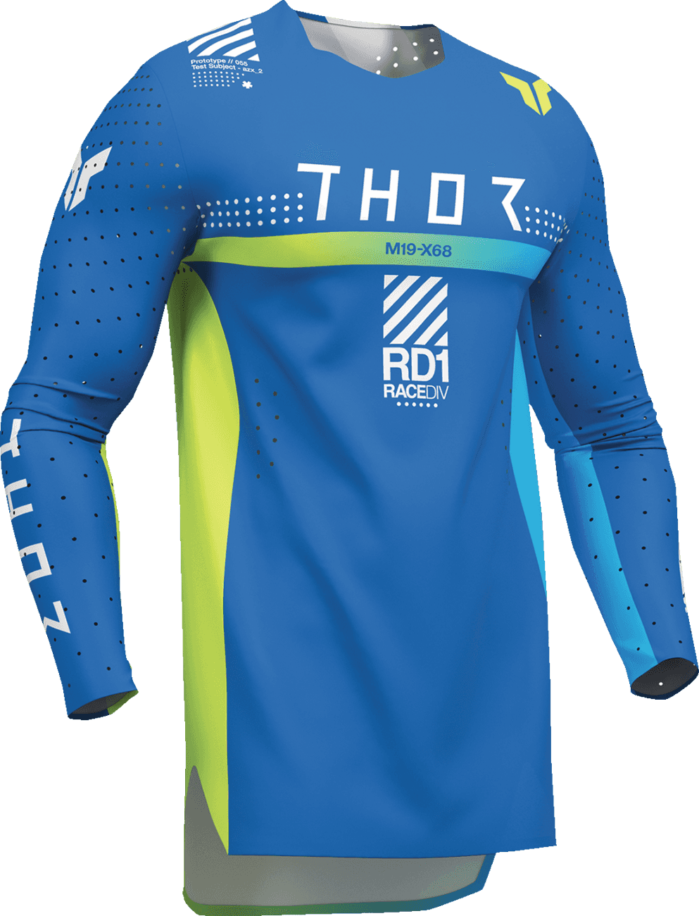 THOR 2912-2575 Youth Sportmode Synth Jersey - Blue - Medium