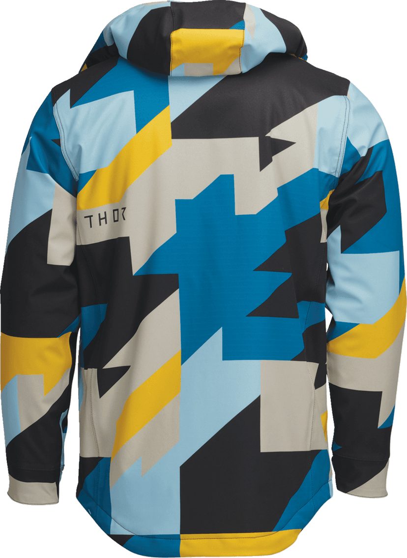 THOR 2920-0820 Tour Jacket - Brave Blue/Yellow - XL — image 3 of 4