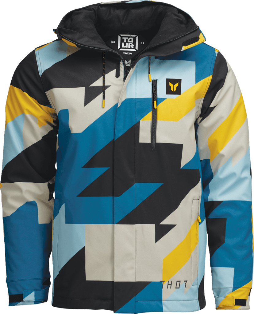 THOR 2920-0821 Tour Jacket - Brave Blue/Yellow - 2XL — image 2 of 4