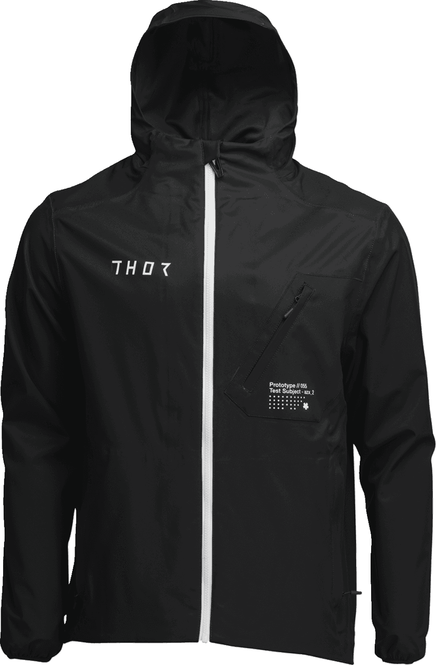 THOR 2920-0830 Unit Lite Shell Jacket - Black - XL