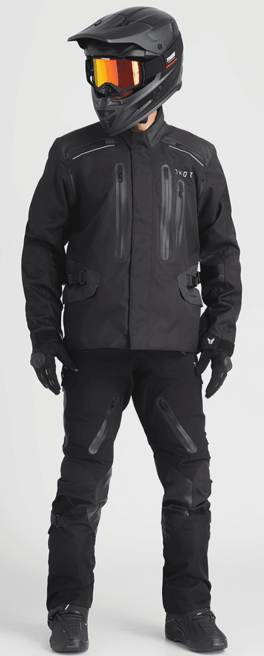 THOR 2920-0848 Range Jacket - Black/Heather - 3XL — image 4 of 6