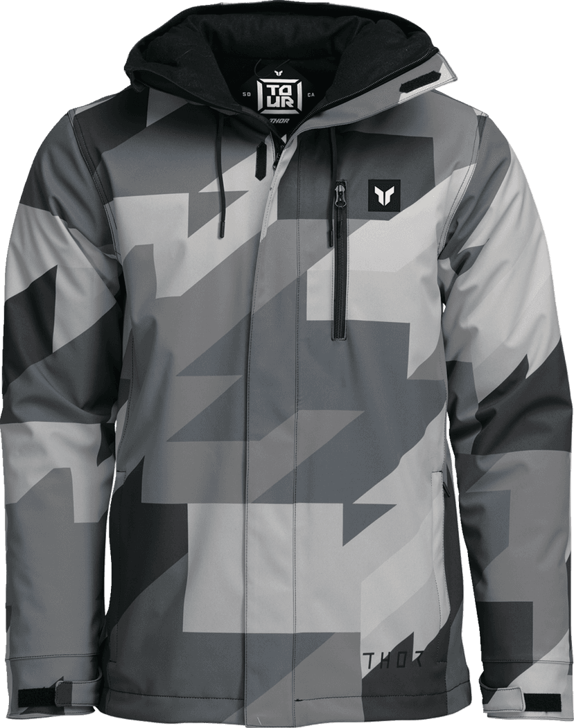 THOR 2920-0861 Tour Jacket - Brave Gray/Black Camo - Small — image 2 of 4