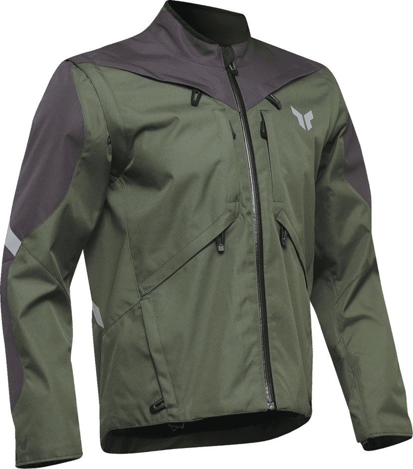 THOR 2920-0869 Terrain Jacket - Army/Charcoal - XL — image 1 of 6
