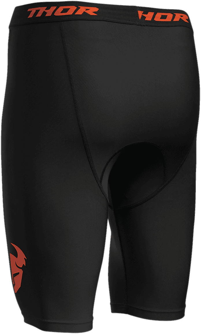 THOR 2940-0377 Comp Shorts - Mens - Underwear - Black - Large — image 2 of 2