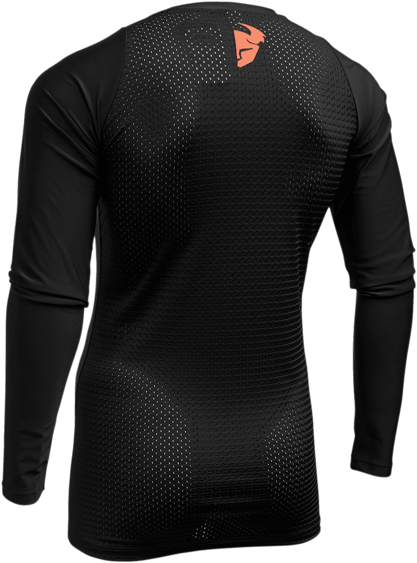 THOR 2940-0388 Long Sleeve Comp Shirt - Black - L/XL — image 2 of 2