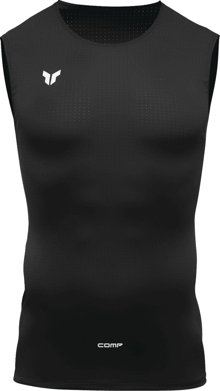 THOR 2940-0486 Comp Sleeveless Shirt - Black - Small — image 1 of 2