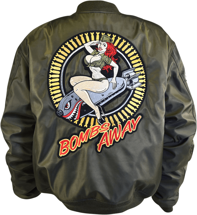 LETHAL THREAT 3001-1325 Bombs Away Jacket - Green - XL — image 2 of 2