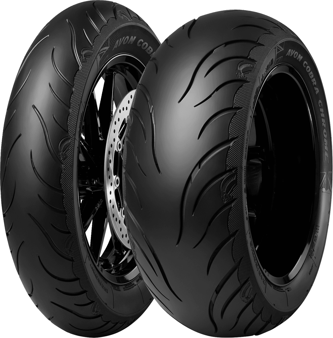 AVON 0301-0765 Tire - Cobra Chrome AV91 - Front - 130/70R18 - 63V