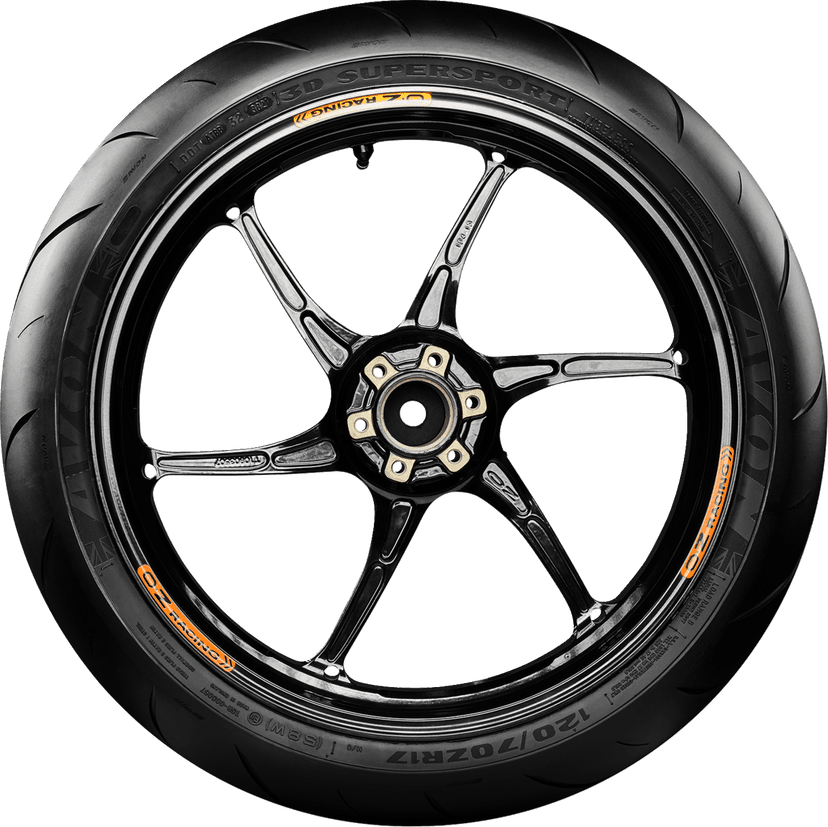AVON 0301-1022 Tire - 3D Supersport - Front - 120/70ZR17 - (58W) — image 3 of 3