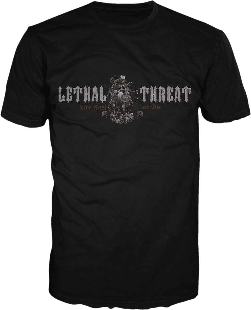 LETHAL THREAT 3030-20239 Live Fast Reaper T-Shirt - Black - Large — image 1 of 2