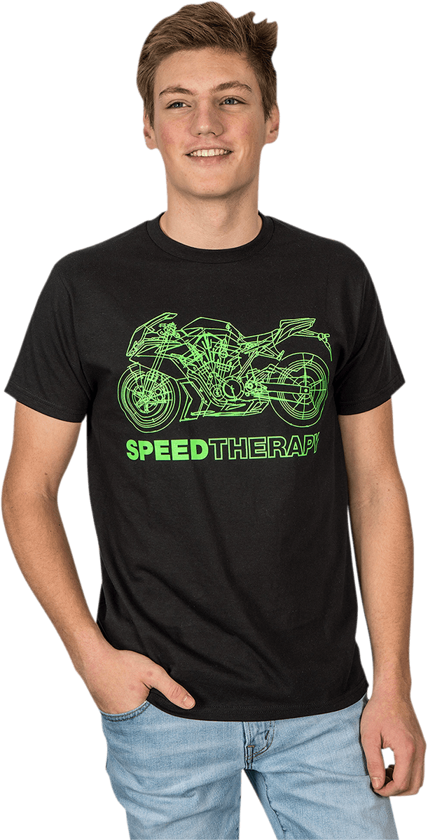 TECMATE 3030-20745 Optimate Speed Therapy T-Shirt - Black - Large — image 1 of 2