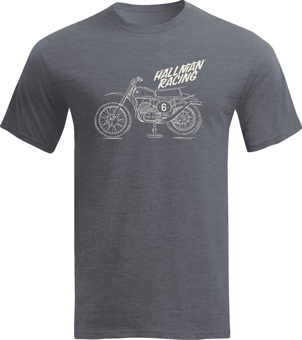 THOR 3030-22640 Hallman CZ T-Shirt - Indigo Heather Navy - Small