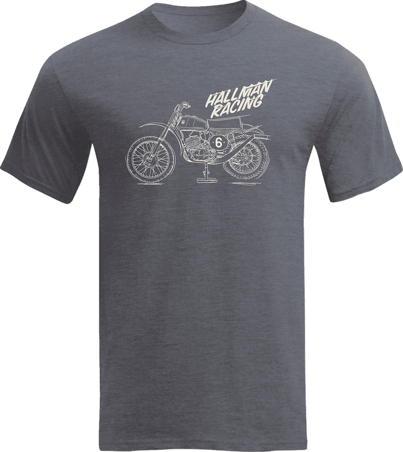 THOR 3030-22641 Hallman CZ T-Shirt - Indigo Heather Navy - Medium