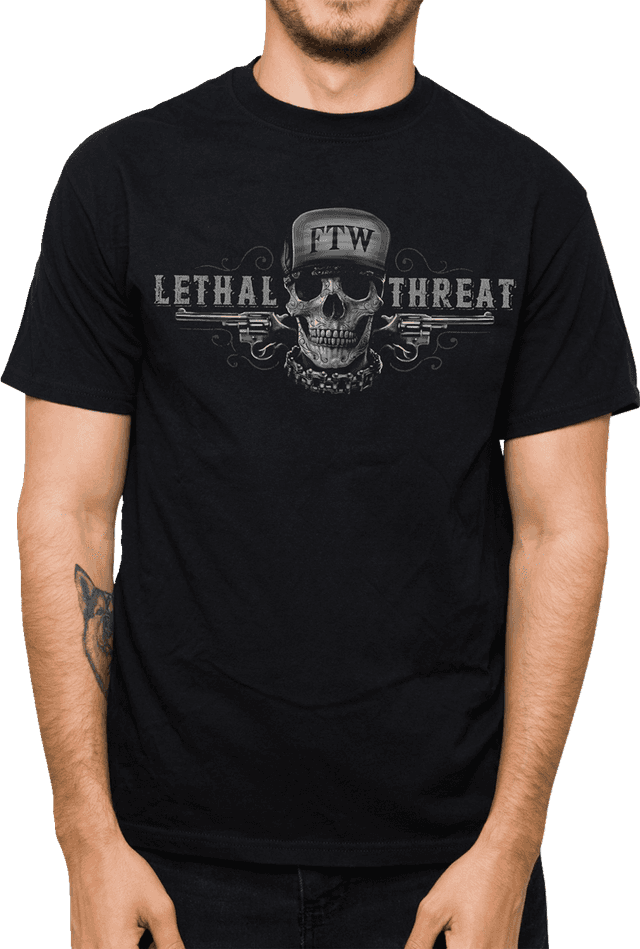 LETHAL THREAT 3030-22788 Friend or Foe T-Shirt - Black - 3XL — image 1 of 2