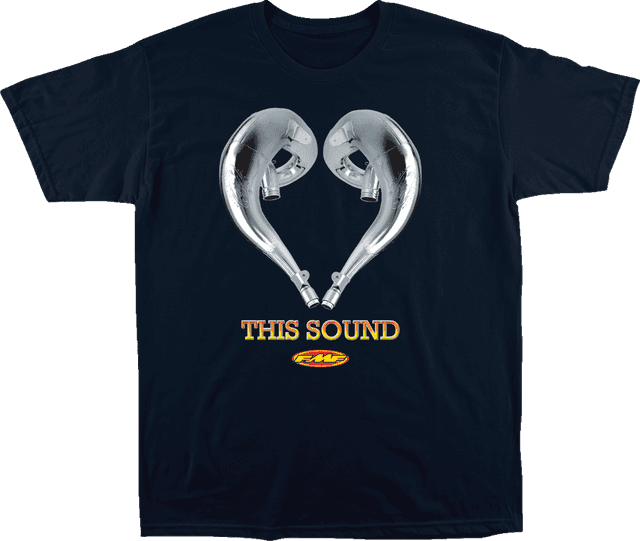 FMF 3030-23095 Love This Sound T-Shirt - Navy - XL